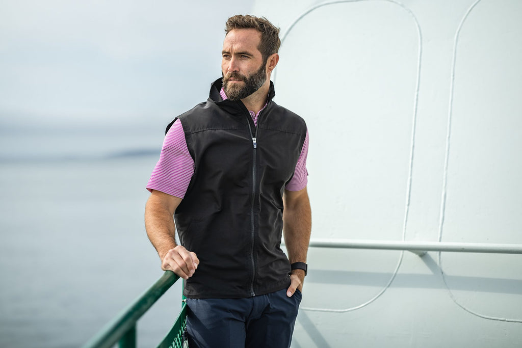 Cutter & Buck® Charter Eco Recycled Mens Full-Zip Vest