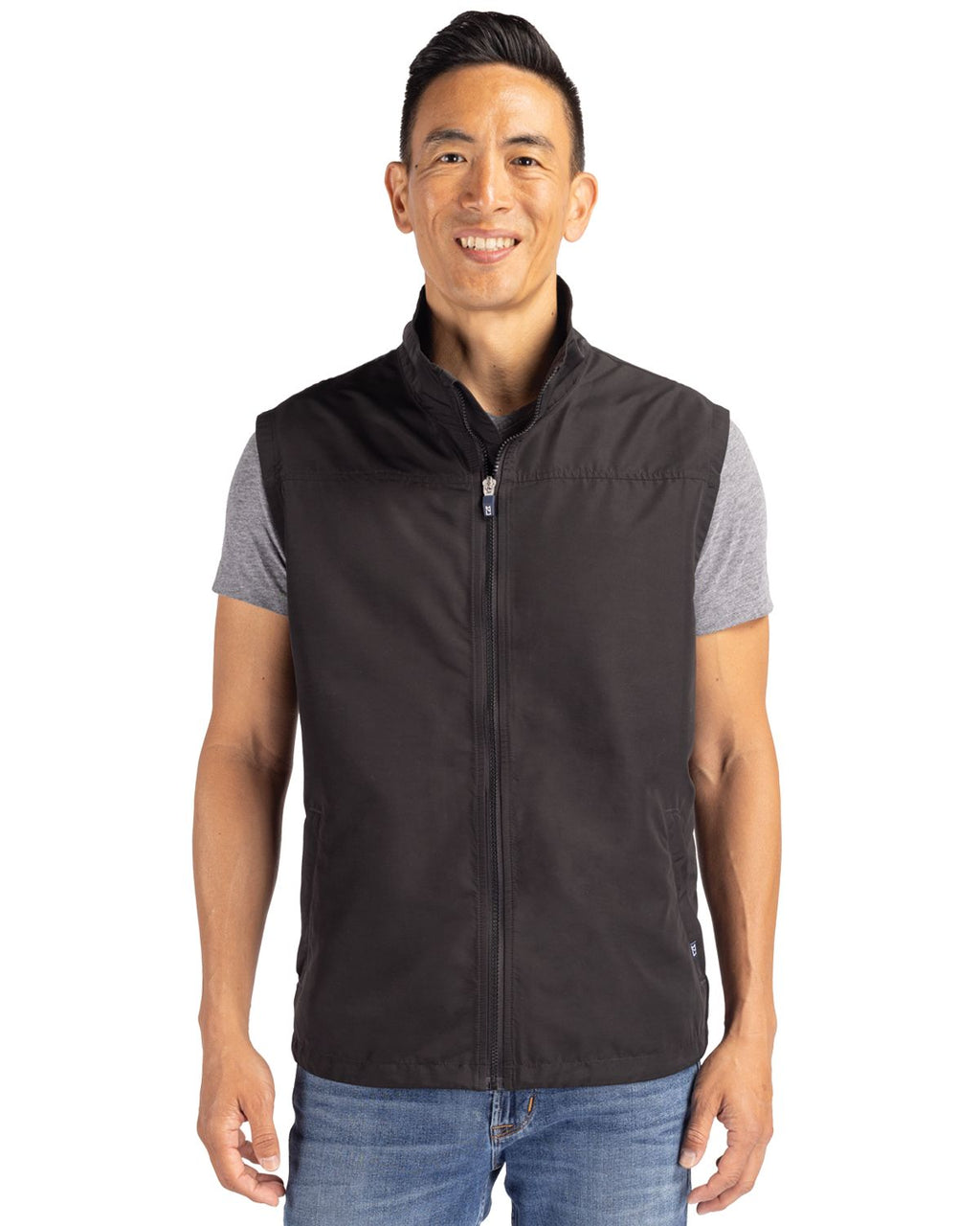 Cutter & Buck® Charter Eco Recycled Mens Full-Zip Vest