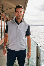 Cutter & Buck® Charter Eco Recycled Mens Big & Tall Full-Zip Vest