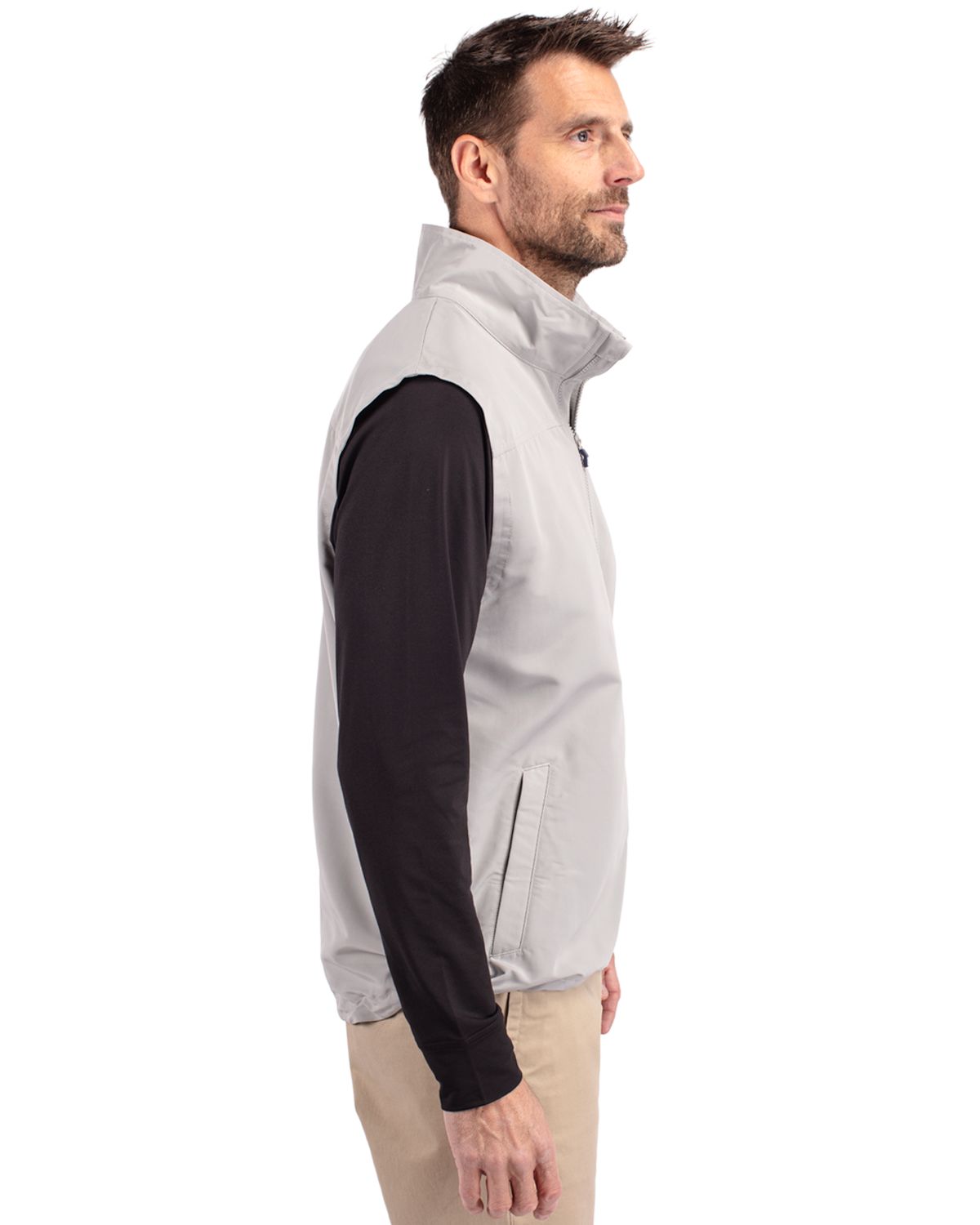 Cutter & Buck® Charter Eco Recycled Mens Big & Tall Full-Zip Vest