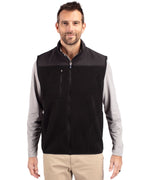 Cutter & Buck® Cascade Eco Sherpa Mens Big and Tall Fleece Vest