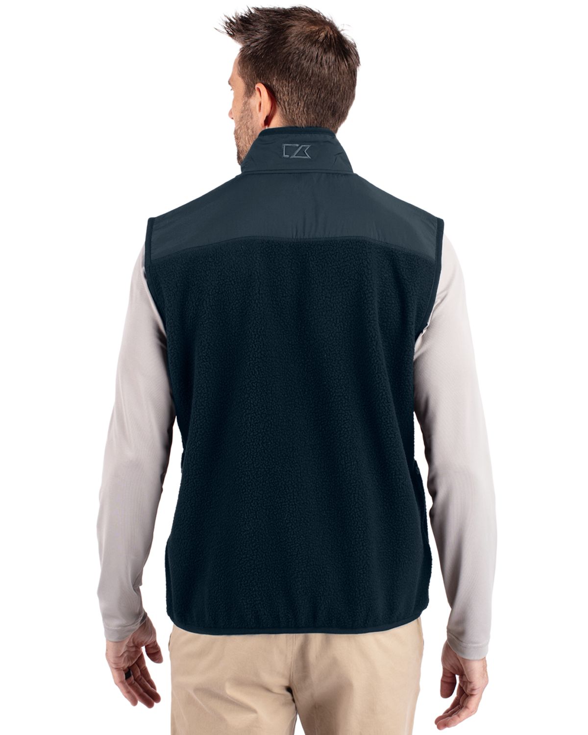 Cutter & Buck® Cascade Eco Sherpa Mens Big and Tall Fleece Vest