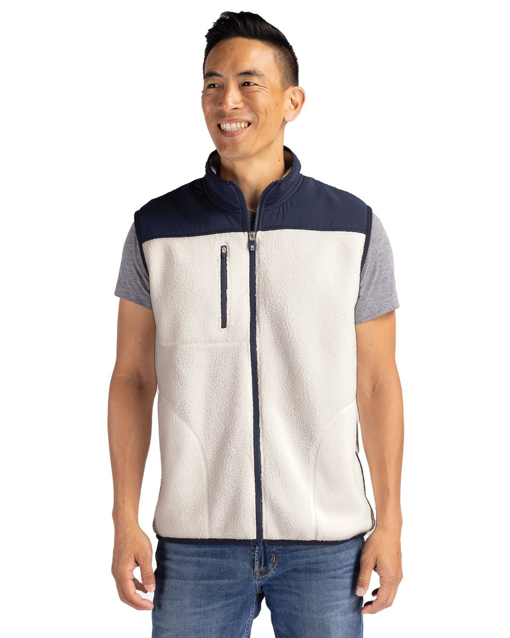 Cutter & Buck® Cascade Eco Fleece Mens Vest