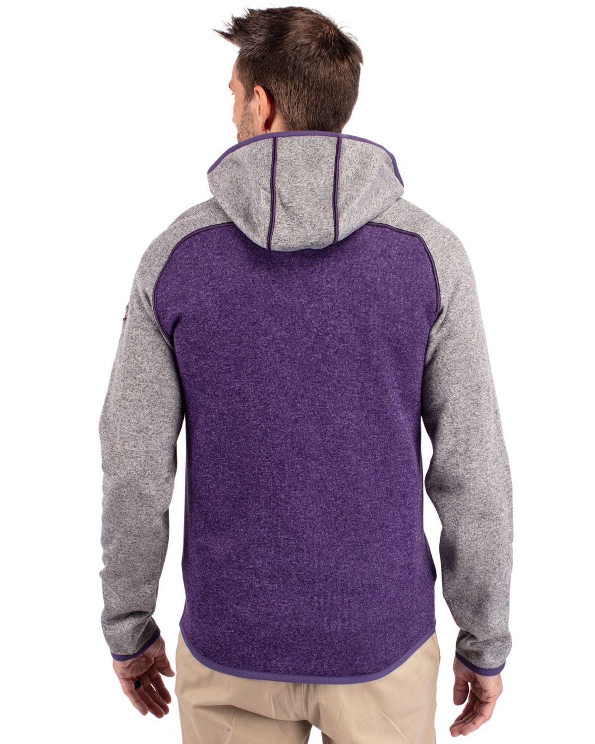 Cutter & Buck® Mainsail Full Zip Hooded Mens Jacket