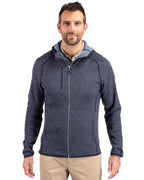 Cutter & Buck® Mainsail Full Zip Hooded Mens Jacket