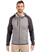 Cutter & Buck® Mainsail Full Zip Hooded Mens Jacket