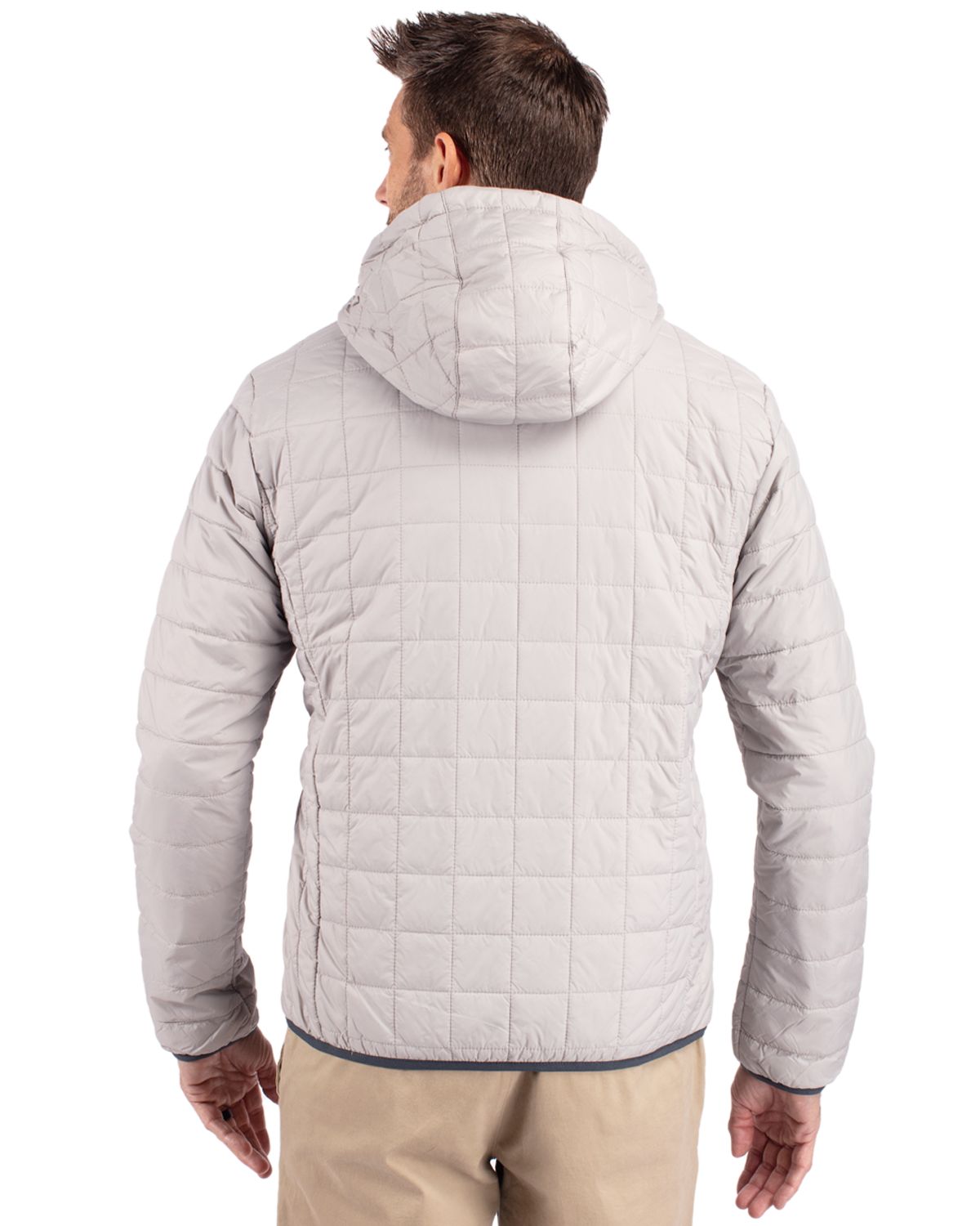 Cutter & Buck® Rainier Primaloft Eco Mens Full Zip Hooded Jacket