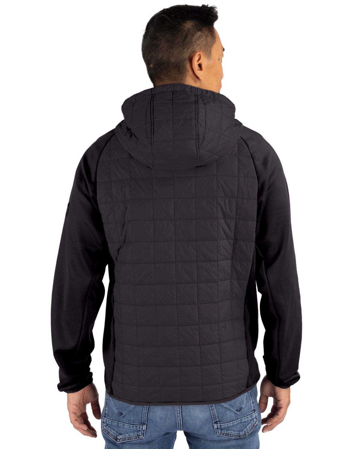 Cutter & Buck® Rainier Primaloft Mens Eco Full Zip Hybrid Jacket