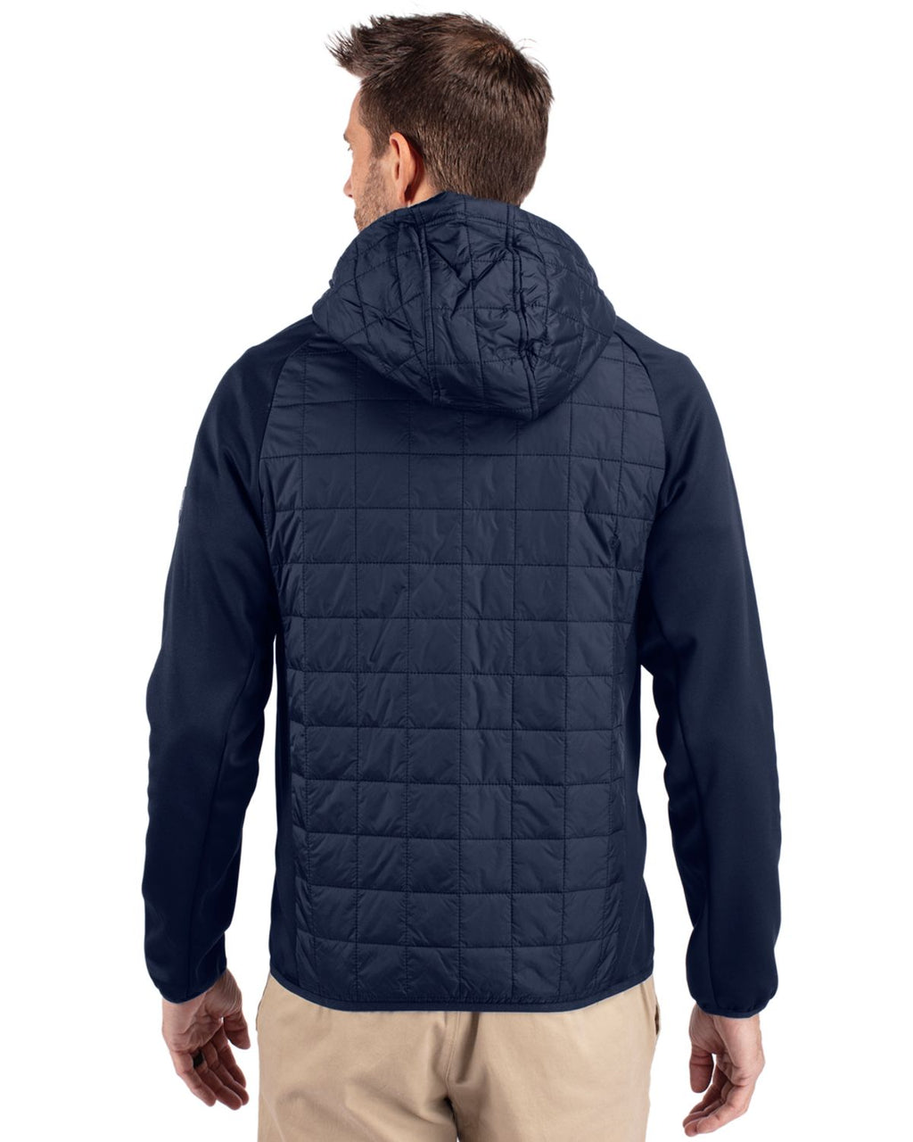 Cutter & Buck® Rainier Primaloft Mens Eco Full Zip Hybrid Jacket