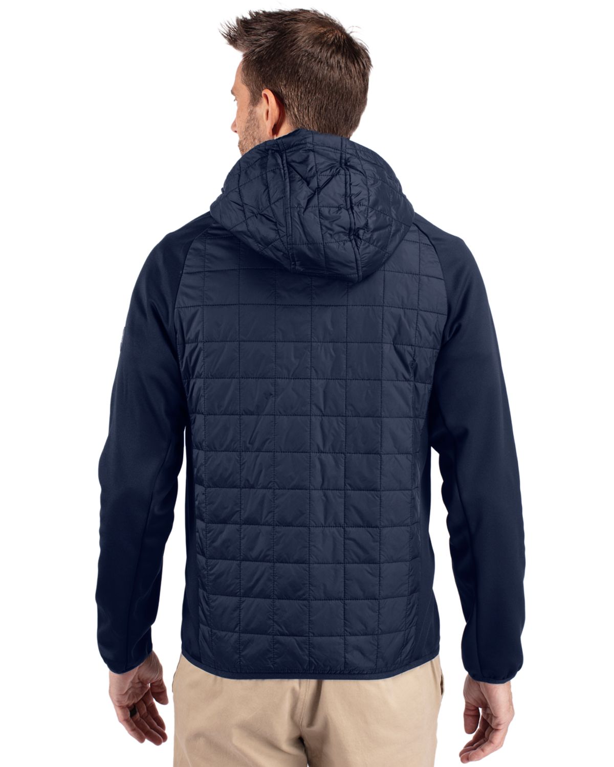 Cutter & Buck® Rainier Primaloft Mens Eco Full Zip Hybrid Jacket