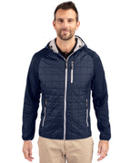 Cutter & Buck® Rainier Primaloft Mens Eco Full Zip Hybrid Jacket
