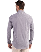 Cutter & Buck® Skyline Epic Confidence Recycled Gingham Mens Long Sleeve Dress Shirt