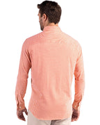 Cutter & Buck® Skyline Epic Confidence Recycled Gingham Mens Big & Tall Long Sleeve Dress Shirt