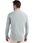 Cutter & Buck® Skyline Epic Confidence Recycled Gingham Mens Long Sleeve Dress Shirt