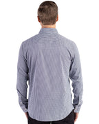 Cutter & Buck® Skyline Epic Confidence Recycled Gingham Mens Big & Tall Long Sleeve Dress Shirt