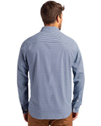 Cutter & Buck® Skyline Epic Confidence Recycled Gingham Mens Long Sleeve Dress Shirt