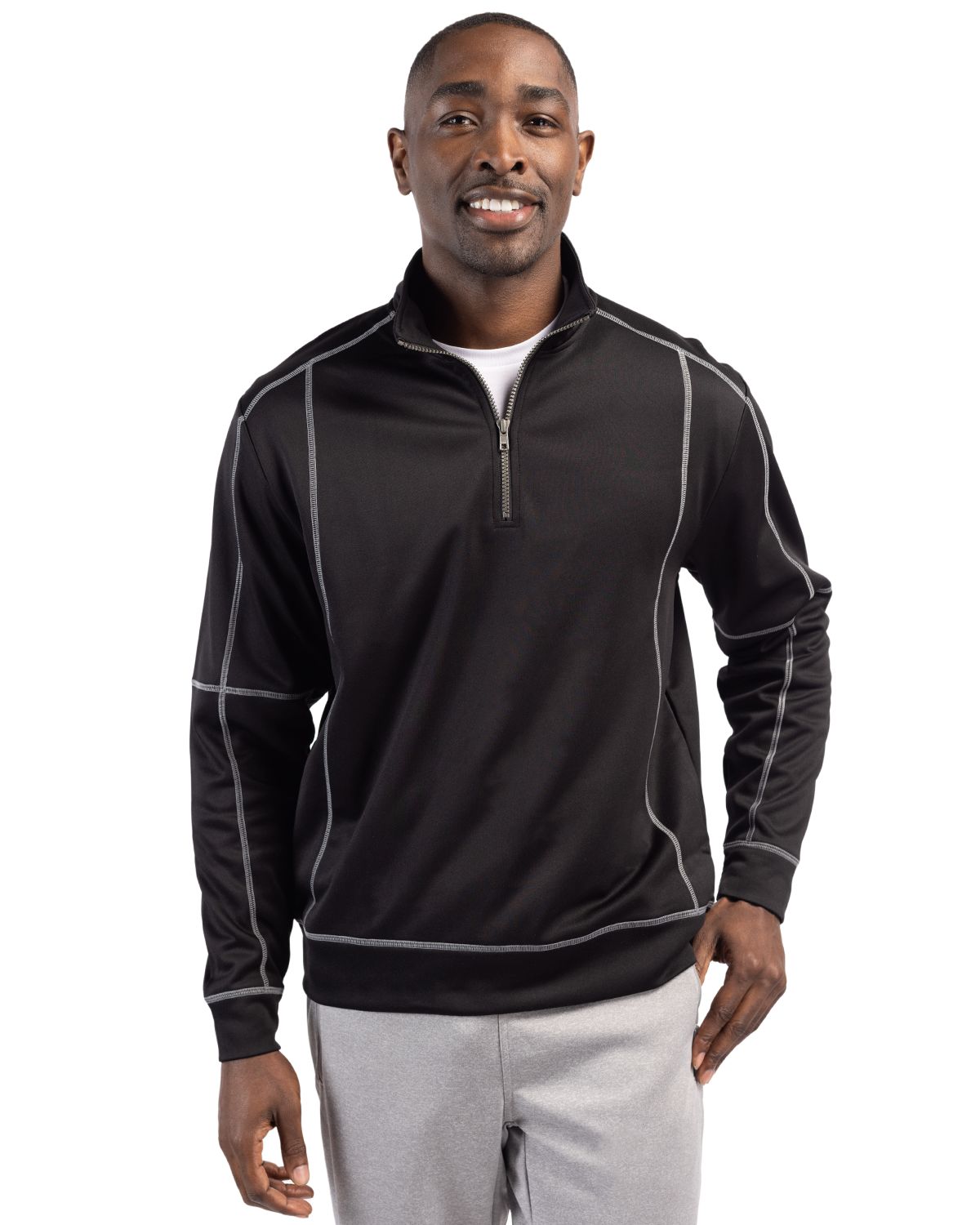 Clique® Helsa Performance Mens Half Zip Pull Over Sweatshirt