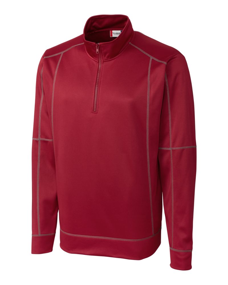 Clique® Helsa Performance Mens Half Zip Pull Over Sweatshirt