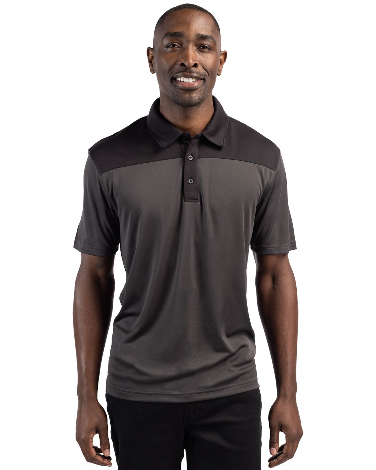 Clique® Parma Colorblock Tech Jersey Mens Polo