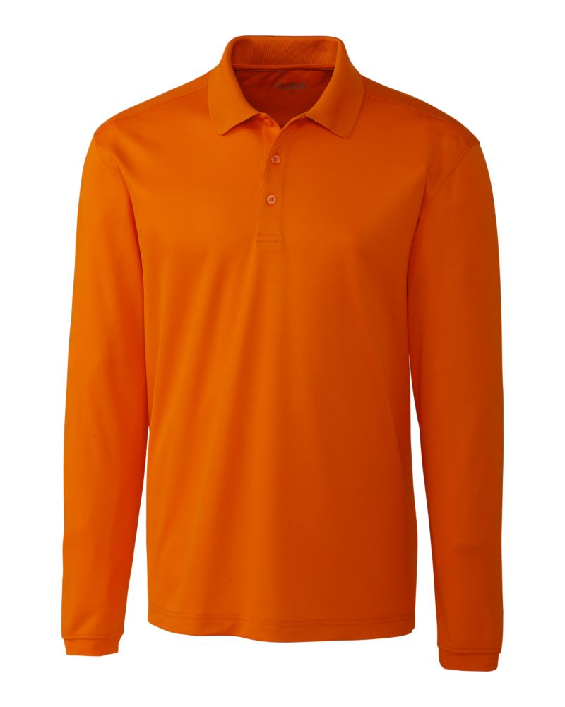 Clique® Spin Eco Performance Pique Long Sleeve Mens Polo