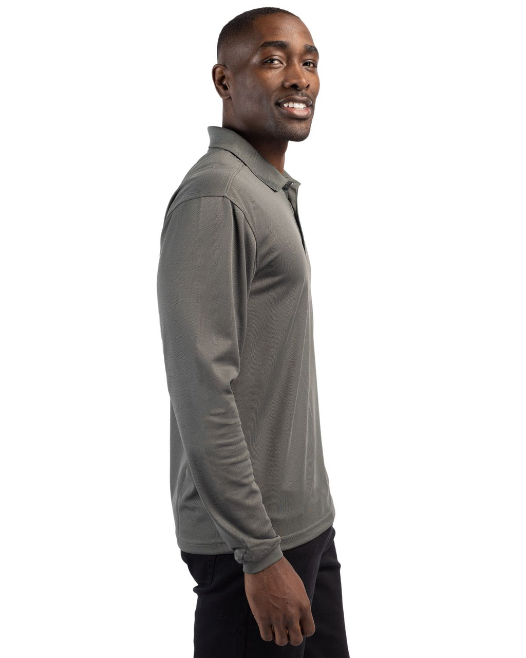 Clique® Spin Eco Performance Pique Long Sleeve Mens Polo