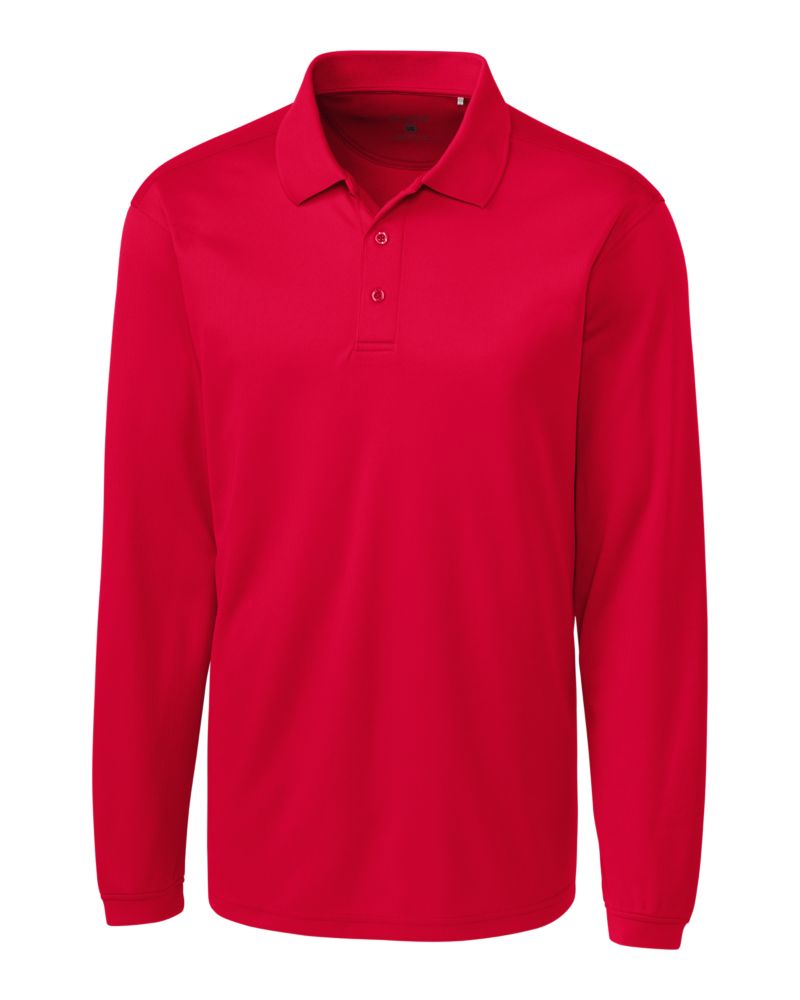 Clique® Ice Pique Mens Long Sleeve Tech Polo