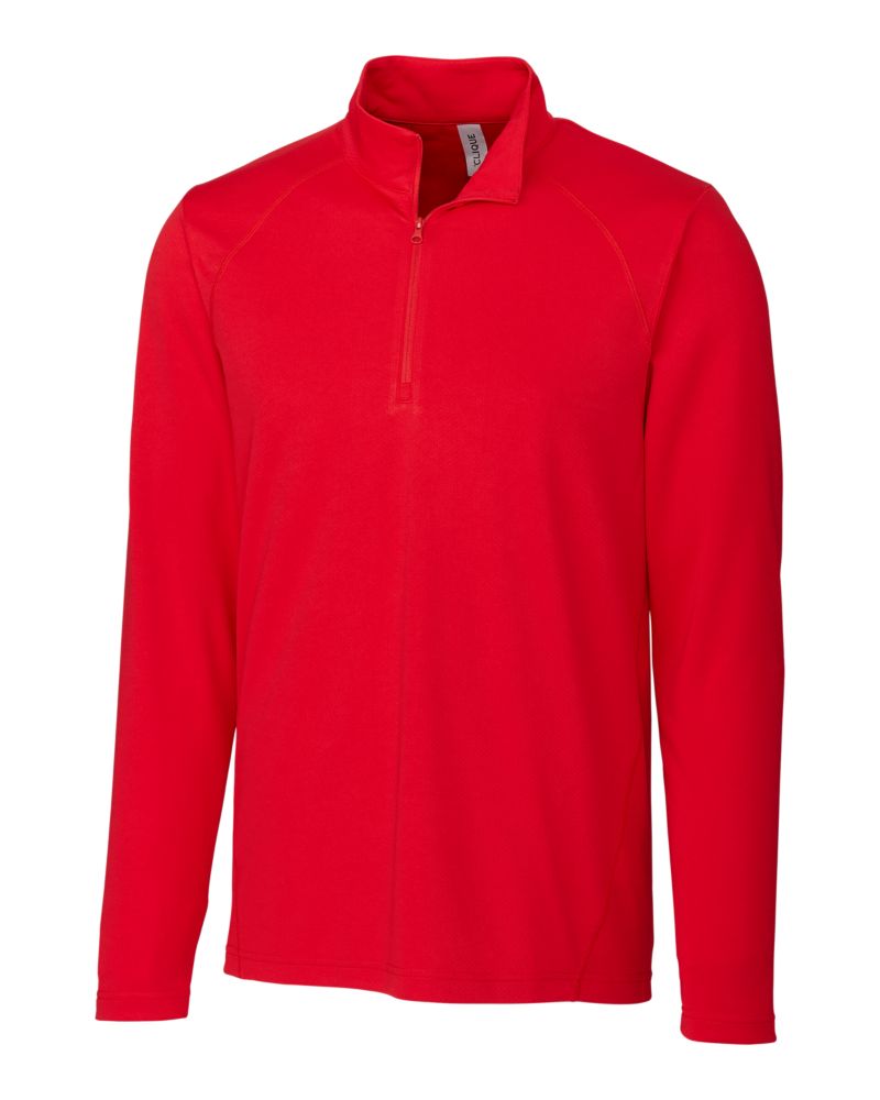 Clique® Ice Pique Mens Half Zip Tech Pull Over