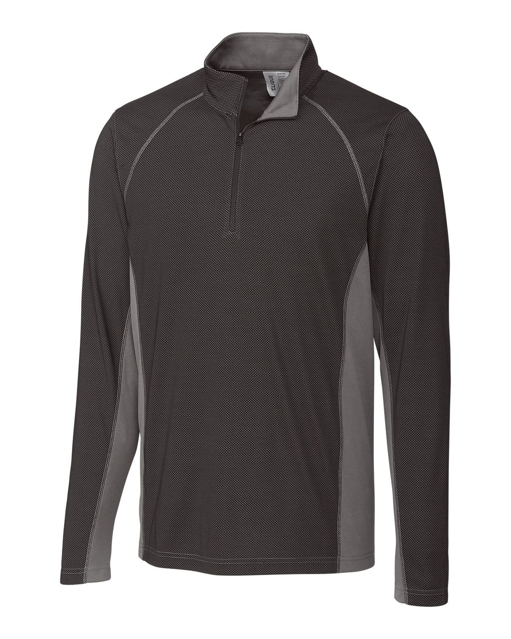 Clique® Ice Pique Colorblock Mens Half Zip Tech Pull Over