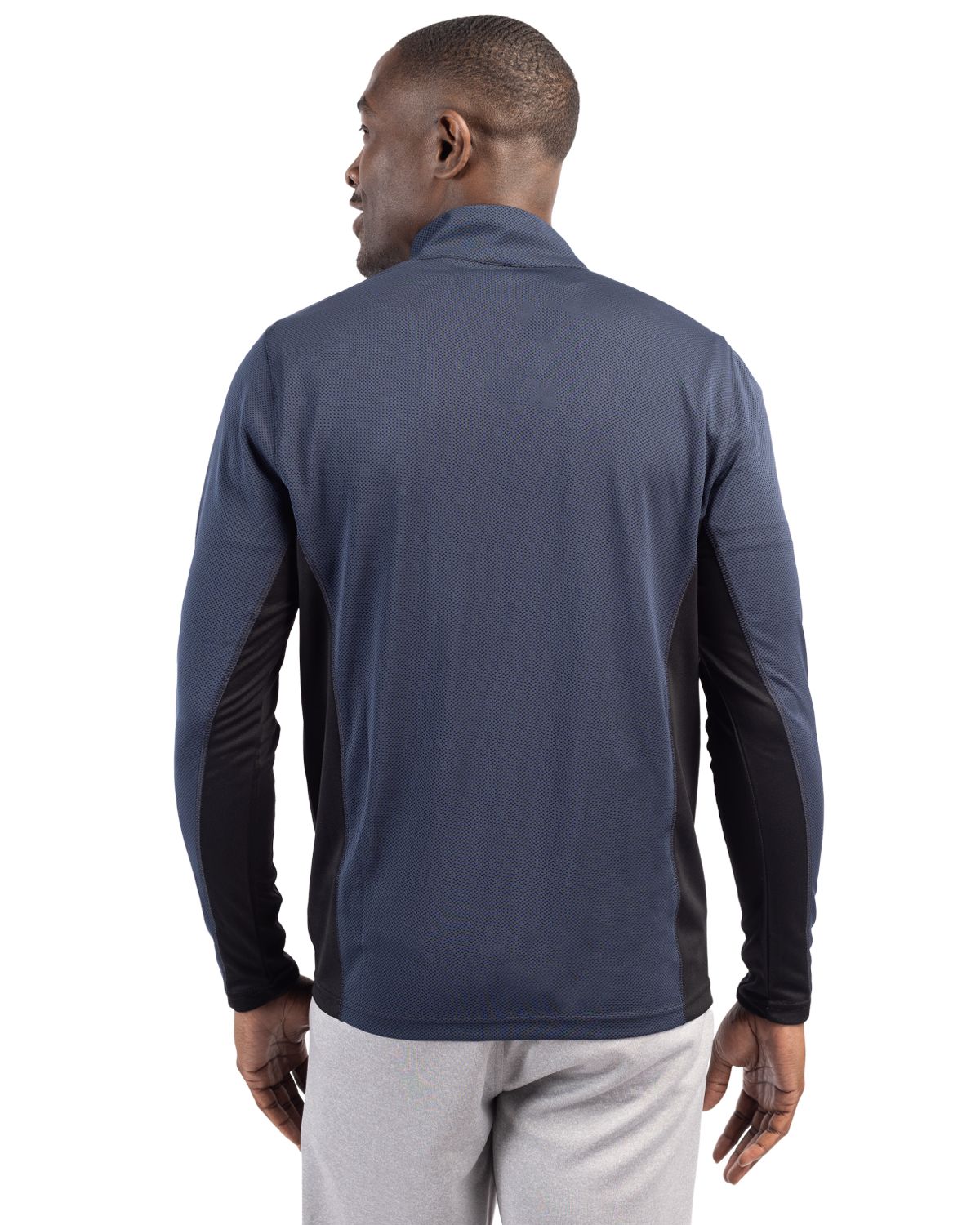 Clique® Ice Pique Colorblock Mens Half Zip Tech Pull Over