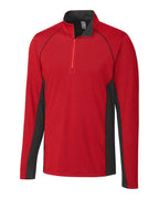 Clique® Ice Pique Colorblock Mens Half Zip Tech Pull Over