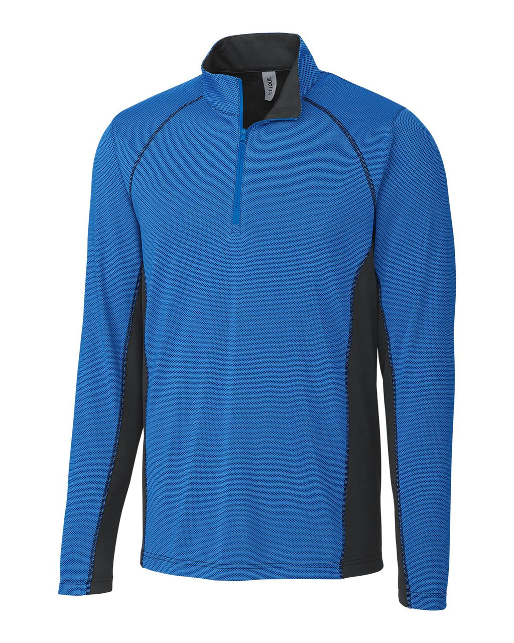 Clique® Ice Pique Colorblock Mens Half Zip Tech Pull Over