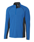 Clique® Ice Pique Colorblock Mens Half Zip Tech Pull Over