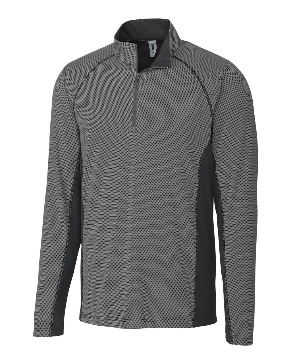 Clique® Ice Pique Colorblock Mens Half Zip Tech Pull Over