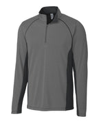 Clique® Ice Pique Colorblock Mens Half Zip Tech Pull Over