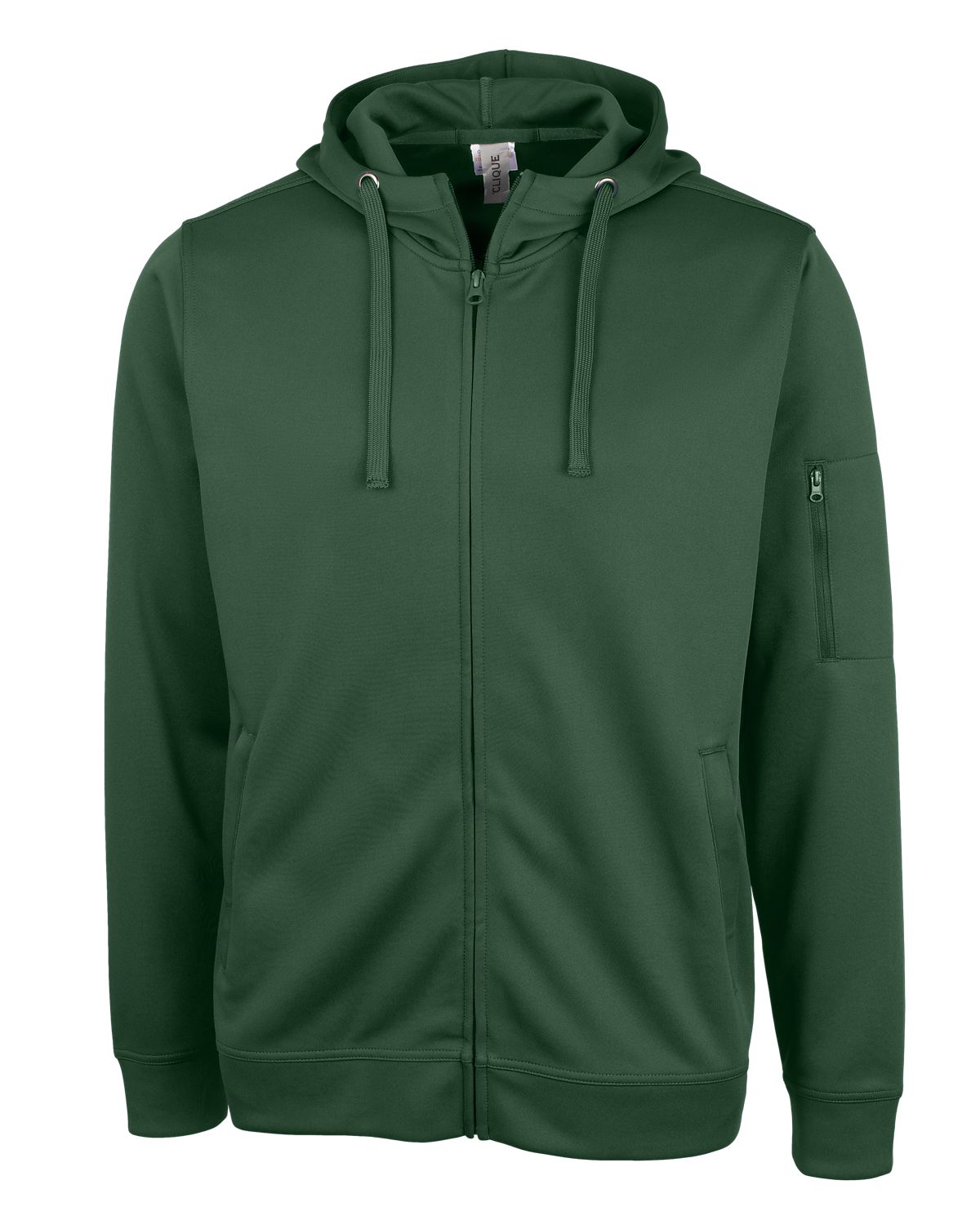 Clique® Lift Eco Performance Full Zip Unisex Hoodie Sweatshirt