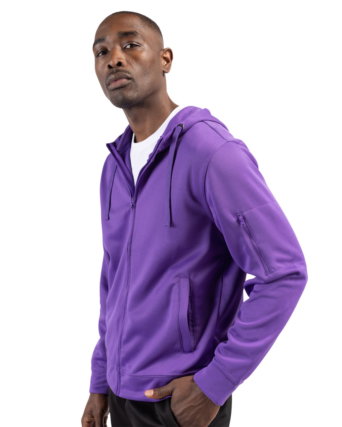 Clique® Lift Eco Performance Full Zip Unisex Hoodie Sweatshirt
