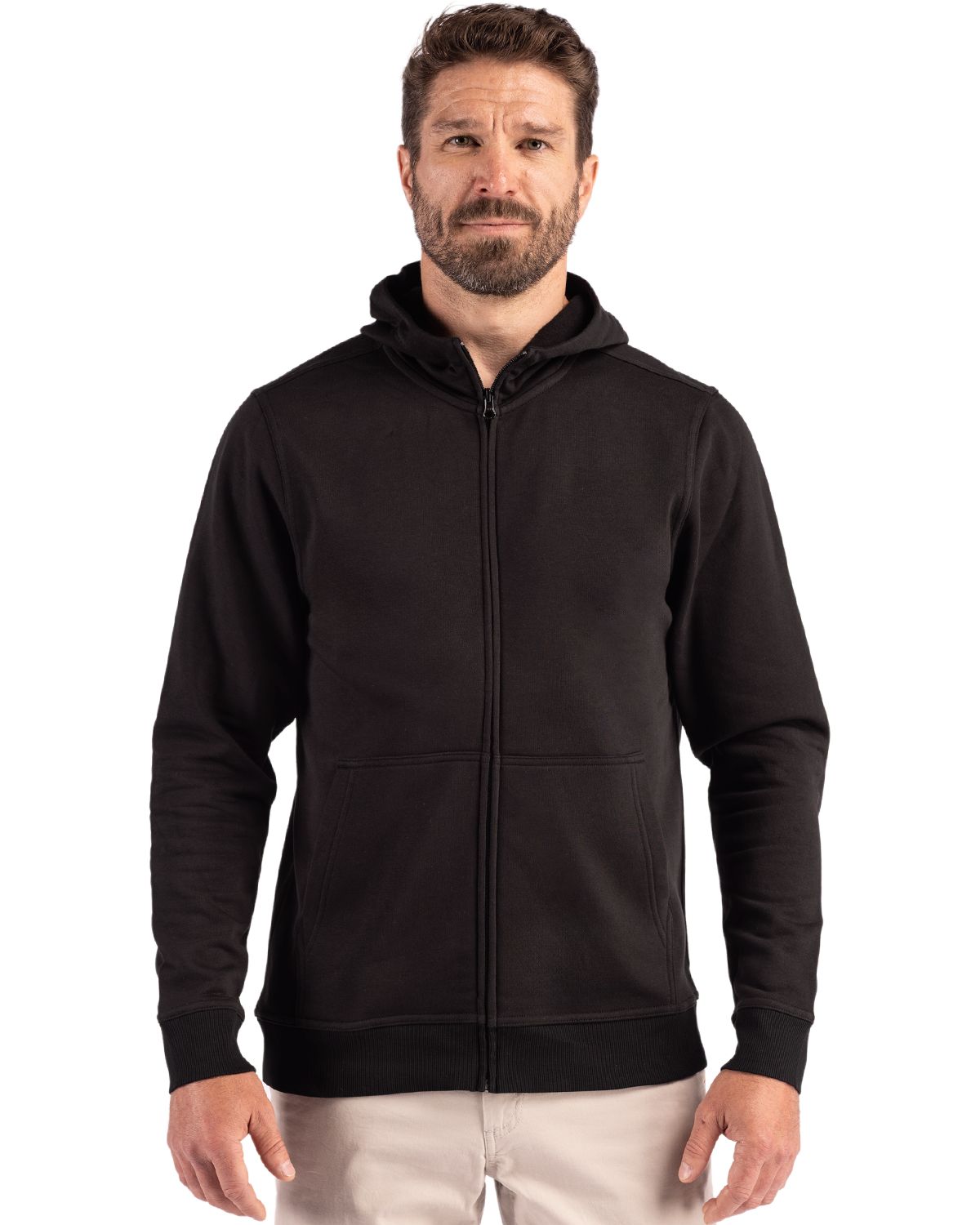 Clique® Drive Recycled Unisex Full Zip Hooded Sweatshirt