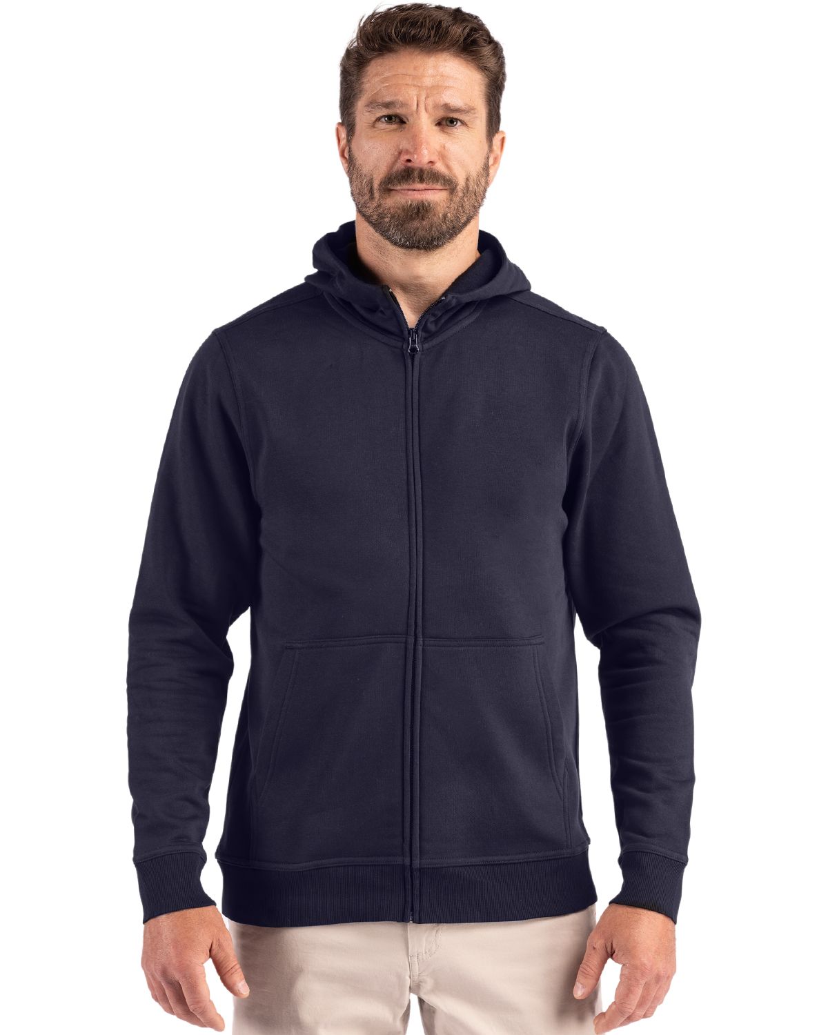 Clique® Drive Recycled Unisex Full Zip Hooded Sweatshirt