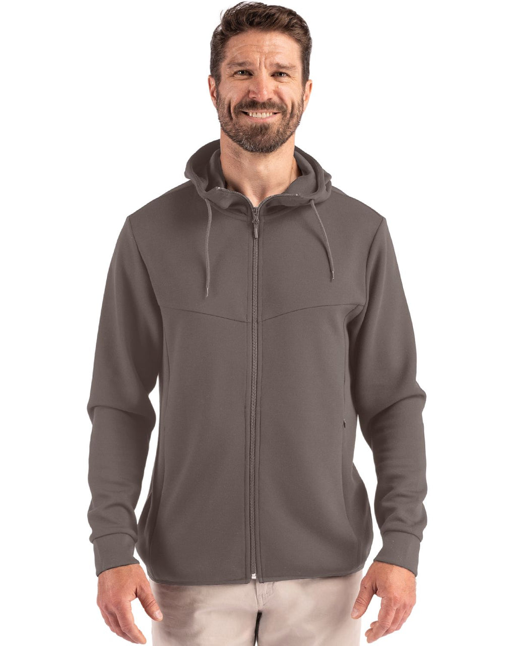 Clique® Haven Recycled Mens Full Zip Hooded Sweatshirt