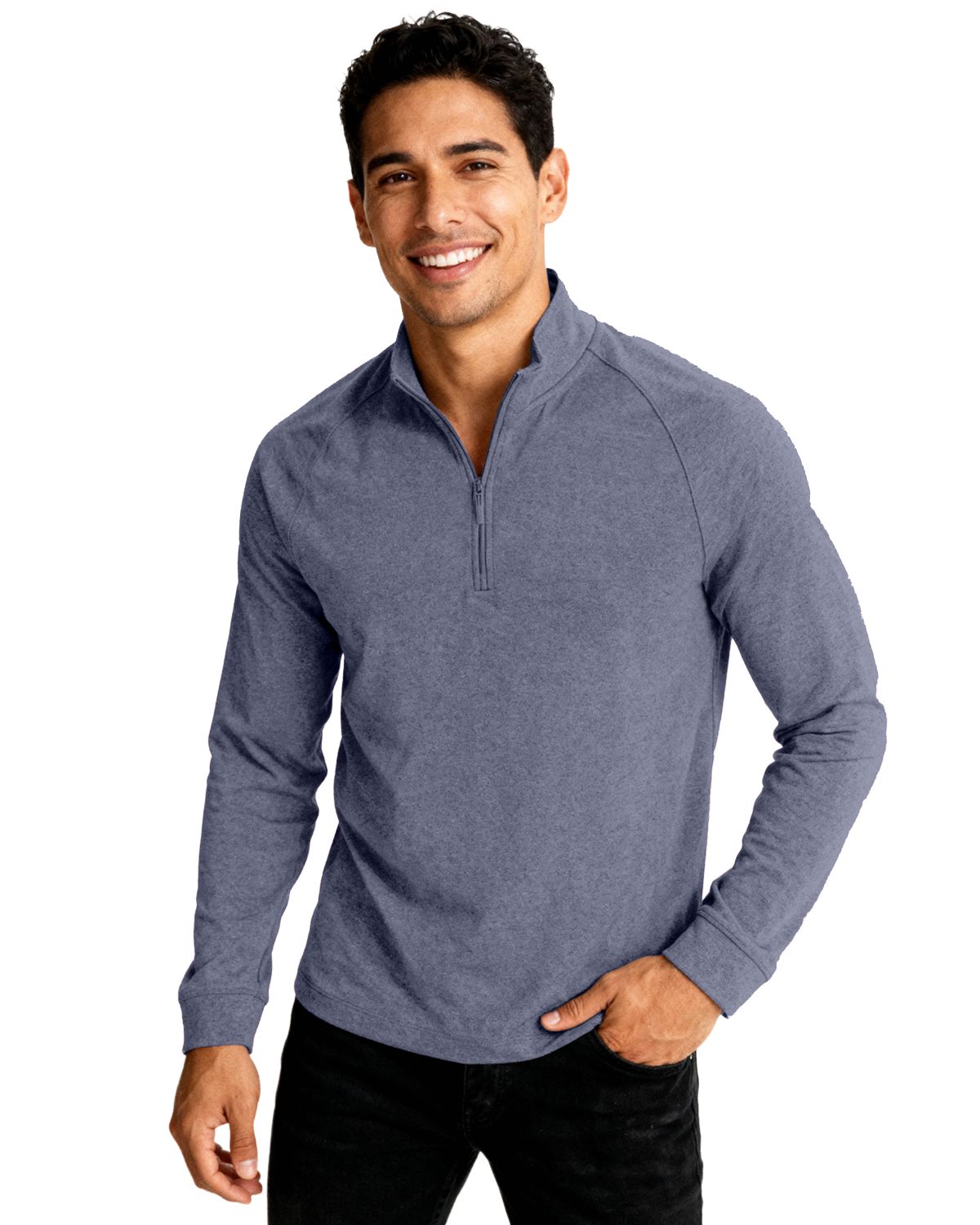 Clique® Dash Recycled Mens Quarter Zip Pull Over