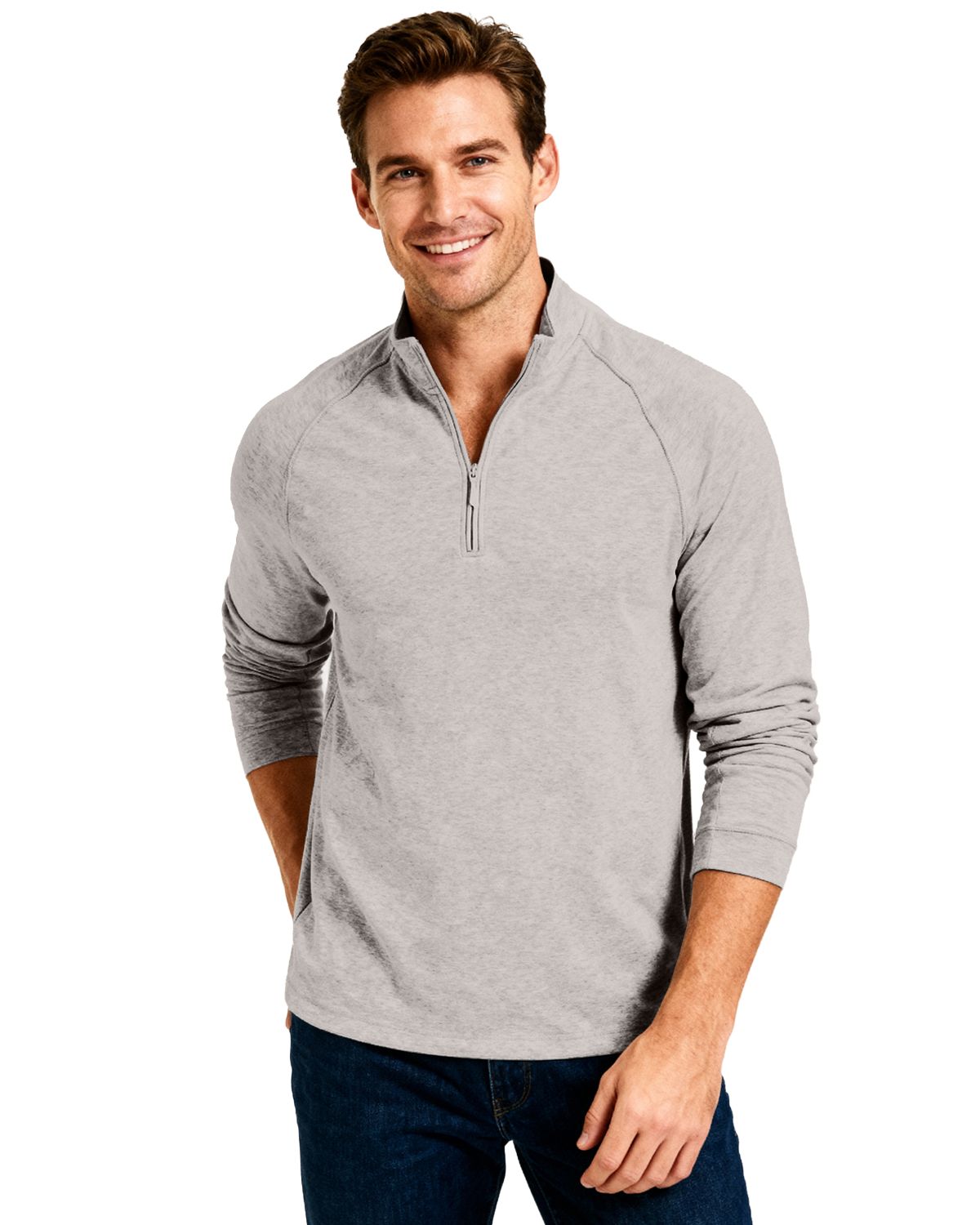 Clique® Dash Recycled Mens Quarter Zip Pull Over