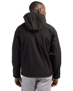 Clique® Serac Stretch Softshell Hooded Full Zip Mens Jacket