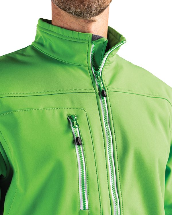 Clique® Telemark Eco Stretch Softshell Full Zip Mens Jacket