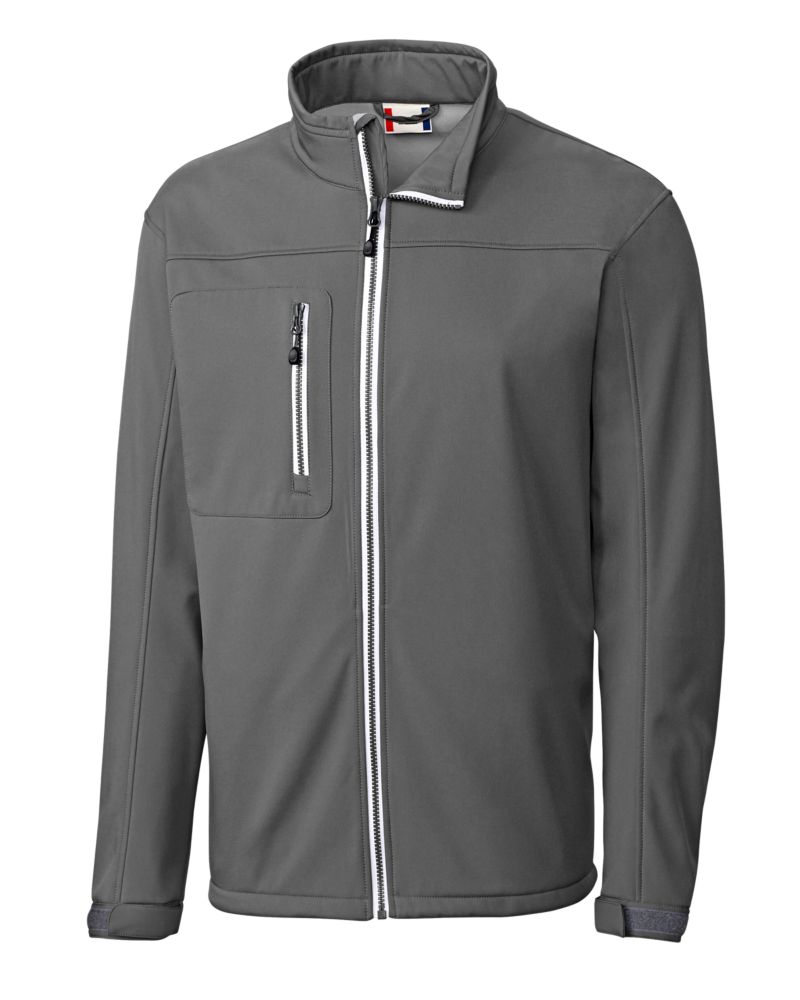 Clique® Telemark Eco Stretch Softshell Full Zip Mens Jacket