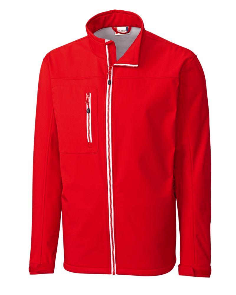 Clique® Telemark Eco Stretch Softshell Full Zip Mens Jacket
