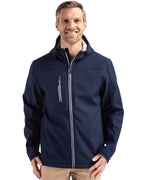 Clique® Telemark Eco Stretch Softshell Full Zip Mens Hooded Jacket
