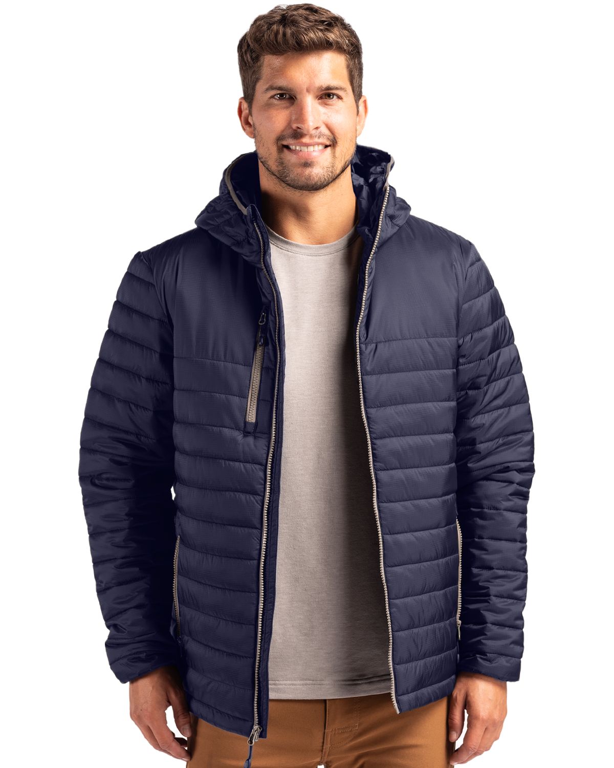 Clique® Valhalla Eco Full Zip Mens Puffer Jacket