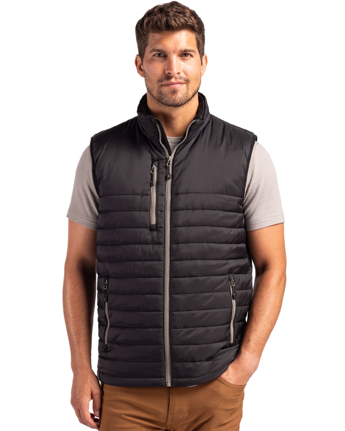 Clique® Valhalla Eco Full Zip Mens Puffer Vest