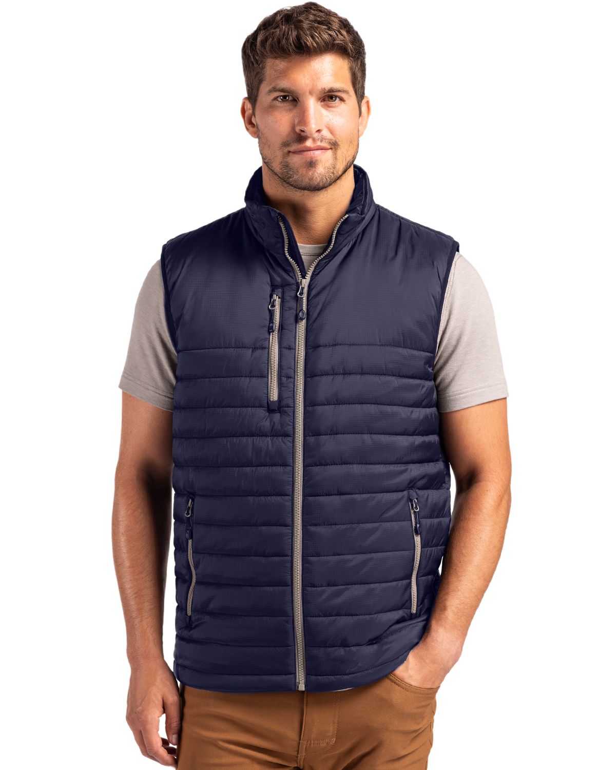 Clique® Valhalla Eco Full Zip Mens Puffer Vest