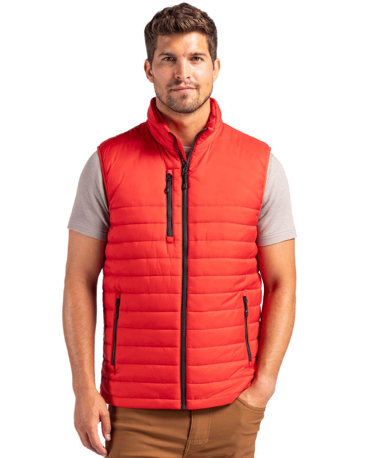 Clique® Valhalla Eco Full Zip Mens Puffer Vest